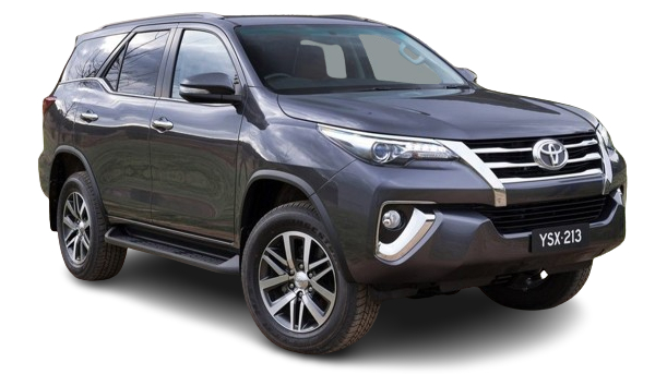 Toyota Fortuner with transparent Background Car