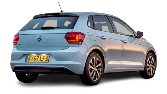 Volkswagen Polo with transparent Background Car